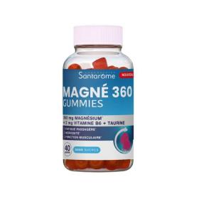 SANTAROME Magné 360mg sans sucre 40 gummies