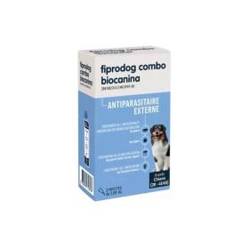 BIOCANINA Fiprodog combo grands chiens 20 à 40kg 3 pipettes