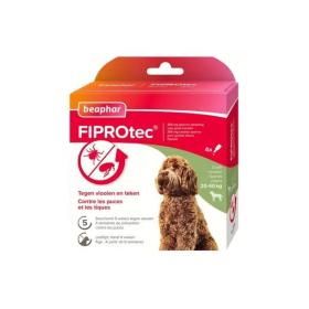 BIOCANINA Fiprotec spot-on grands chiens 20 à 40kg 4 pipettes