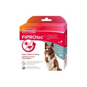 BIOCANINA Fiprotec spot-on moyens chiens 10 à 20kg 4 pipettes