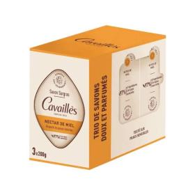 CAVAILLÈS Savon surgras nectar de miel lot 2x200g