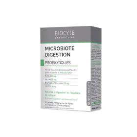 BIOCYTE Microbiote digestion probiotiques 30 gélules