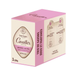 CAVAILLÈS Savon surgras amande lactée 3x200g