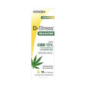 SYNERGIA D-Stress relaxation huile CBD 10% 10ml