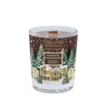 COLLINES DE PROVENCE Bougie de noël noisette gourmande 75g