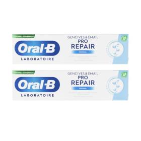 ORAL B Gencives & émail pro-repair lot 2x75ml