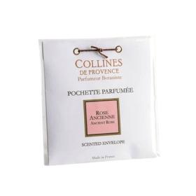 COLLINES DE PROVENCE Pochette parfumée rose ancienne