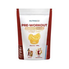 NUTRI & CO Pre-workout goût citron 220g