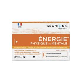 GRANIONS Énergie physique et mentale 30 ampoules