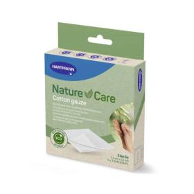 HARTMANN Nature care 10 compresses de gaze absorbante 7,5x7,5cm