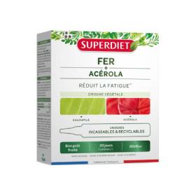 SUPER DIET Fer + acérola 20 unidoses