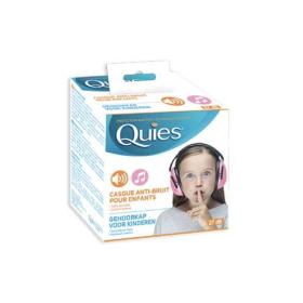 QUIES Casque anti-bruit pour enfants rose