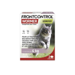 FRONTLINE Frontcontrol wormer vermifuge pour chats 2 comprimés