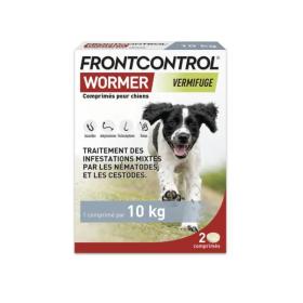 FRONTLINE Frontcontrol wormer vermifuge pour chiens 2 comprimés