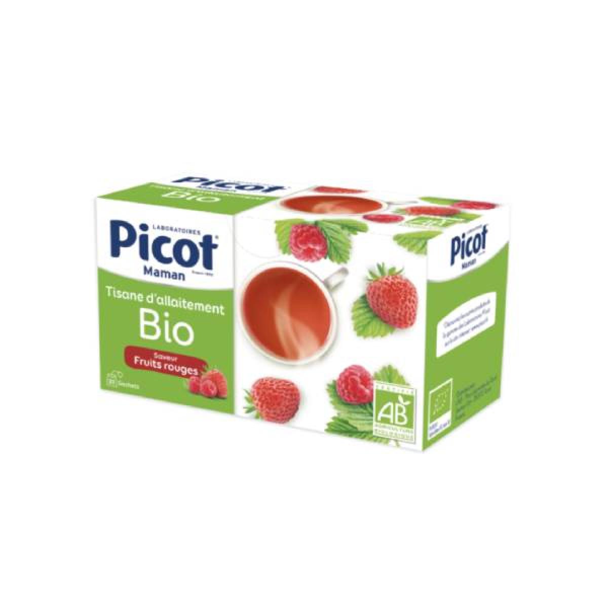 Picot Maman Tisane D Allaitement Fruits Rouges Sachets Parapharmacie Pharmarket