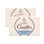 CAVAILLÈS Savon extra-doux fleur de coton 2x250g