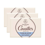 CAVAILLÈS Savon extra-doux fleur de coton 3x250g