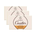 CAVAILLÈS Savon extra-doux lait et miel 3x250g