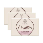 CAVAILLÈS Savon extra-doux lait de rose 3x250g