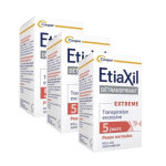 ETIAXIL Détranspirant extreme transpiration excessive lot 3x15ml