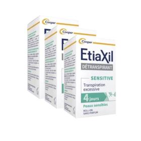 ETIAXIL Détranspirant sensitive lot 3x15ml