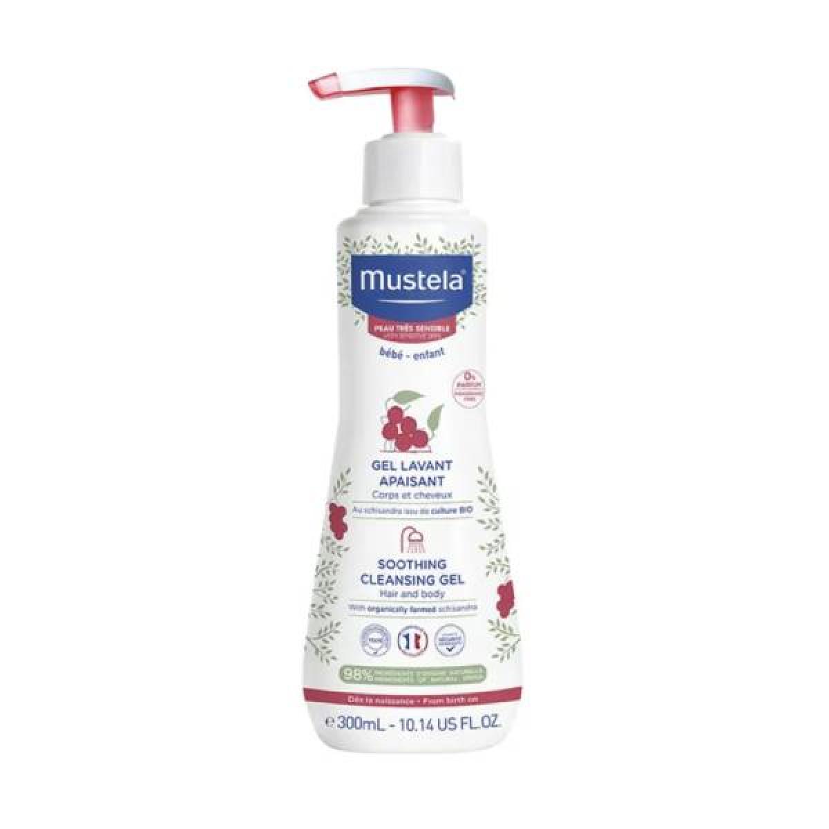 MUSTELA Bébé gel lavant apaisant peau très sensible 300ml ...