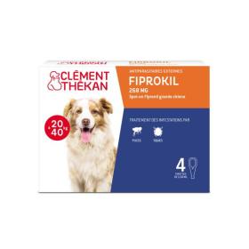 CLÉMENT THÉKAN Fiprokil chien 20-40kg 4 pipettes